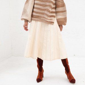 NWT Ulla Johnson Esther Skirt in Blanc